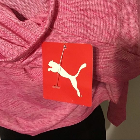 Puma Women's Long Sleeve Pink Tee - Picture 5 of 5